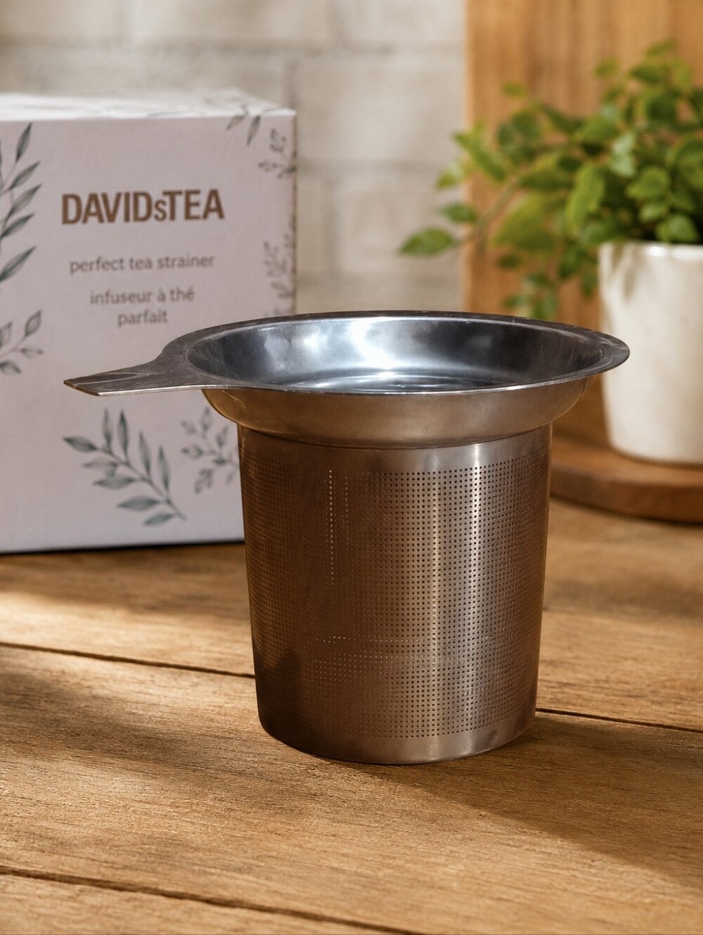 Davids Tea steeper for tea cup